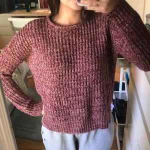 Maroon Knit Sweater